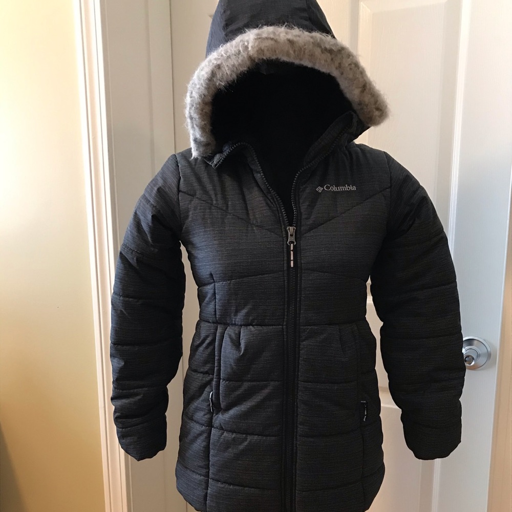 Columbia Hooded Ski Jacket M 10-12